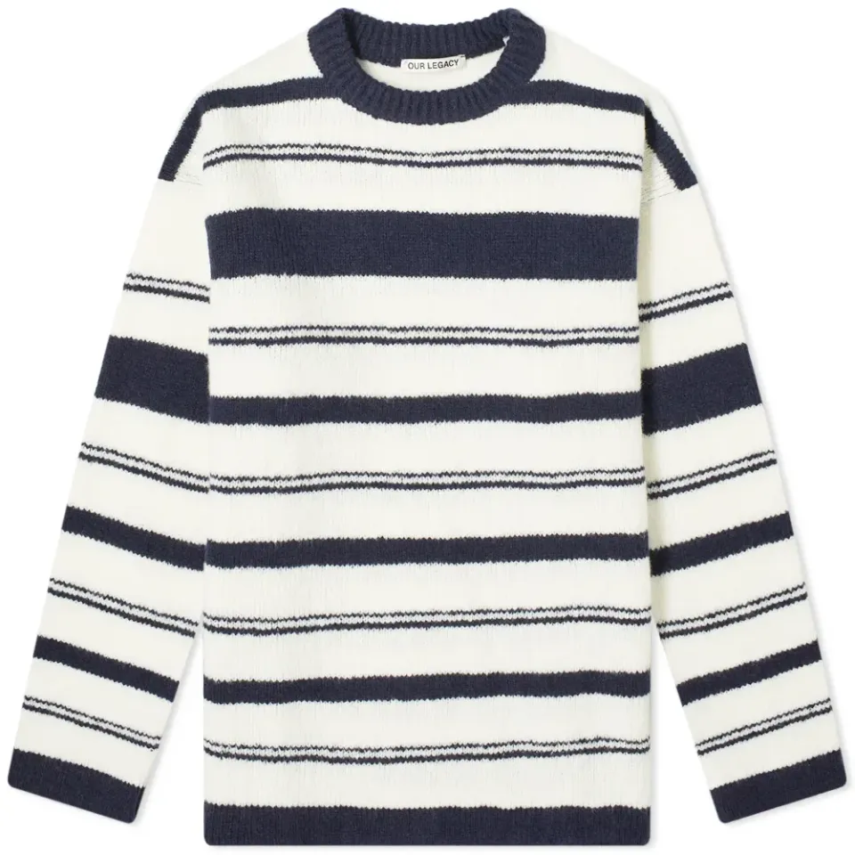 Sonar Striped Crew Knit