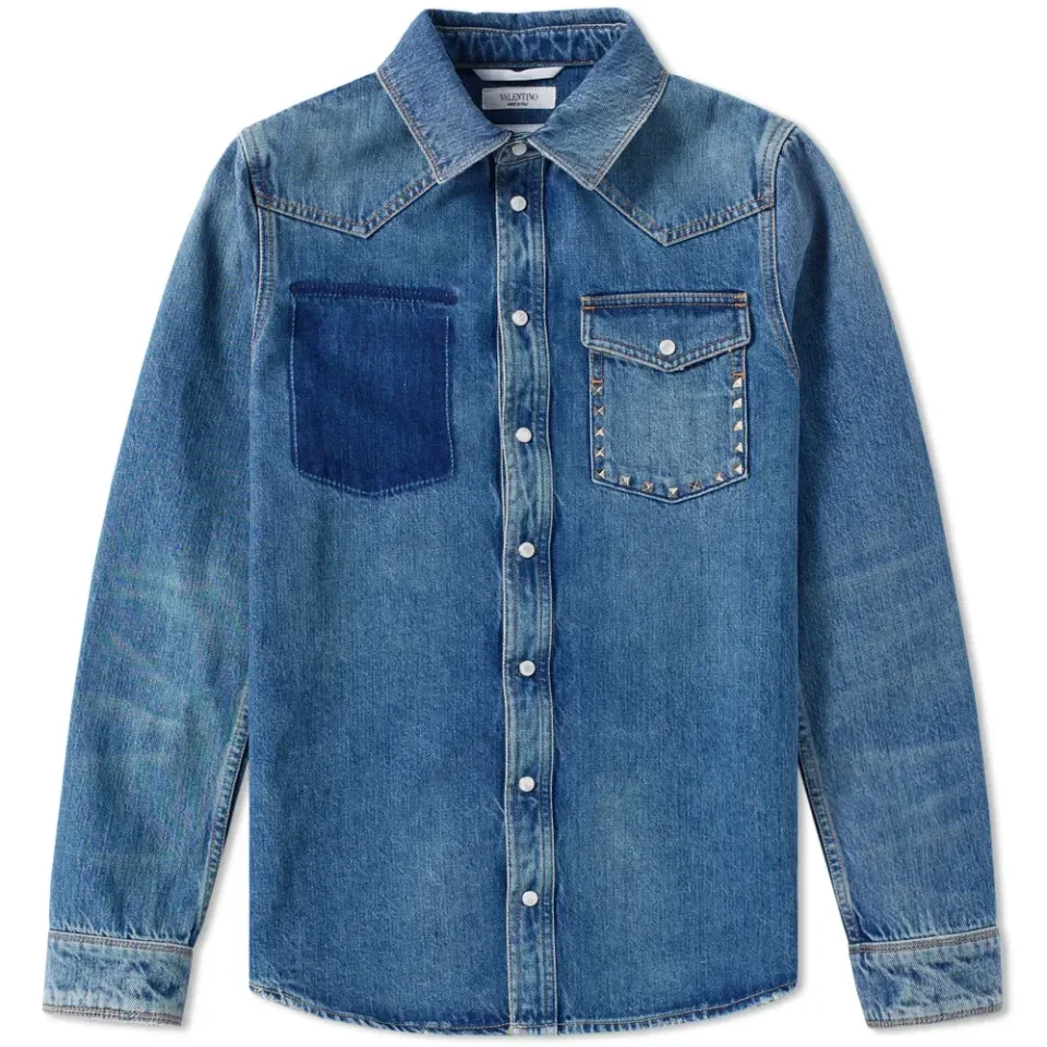 Rockstud Denim Shirt