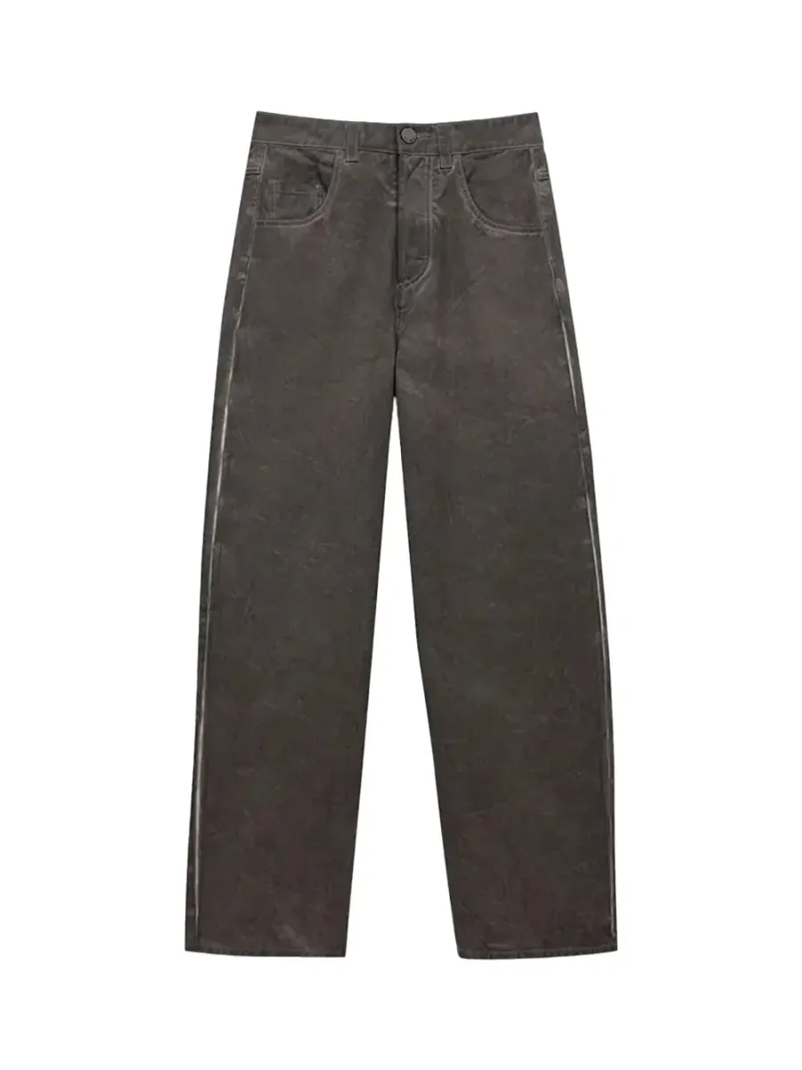 Phyllis Trousers Grey Brown