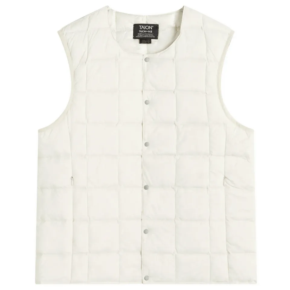 Crew Neck Down Vest