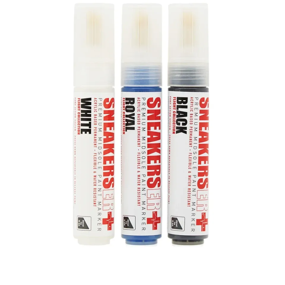 Midsole Paint Pen - 10mm Chisel Tip 'Flight Collection' - 3 Pack