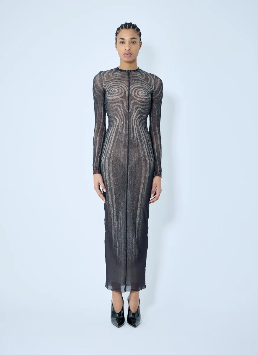 Mesh Maxi Dress
