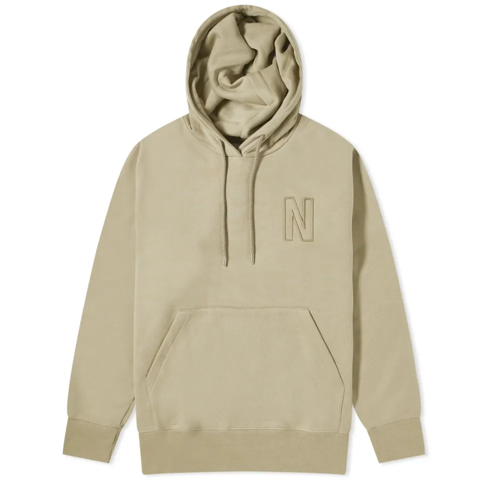 Arne Relaxed N Logo Hoodie