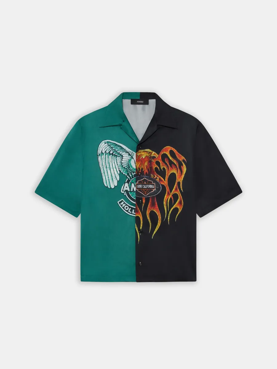 SPLICED CAMP SHIRT - Multi