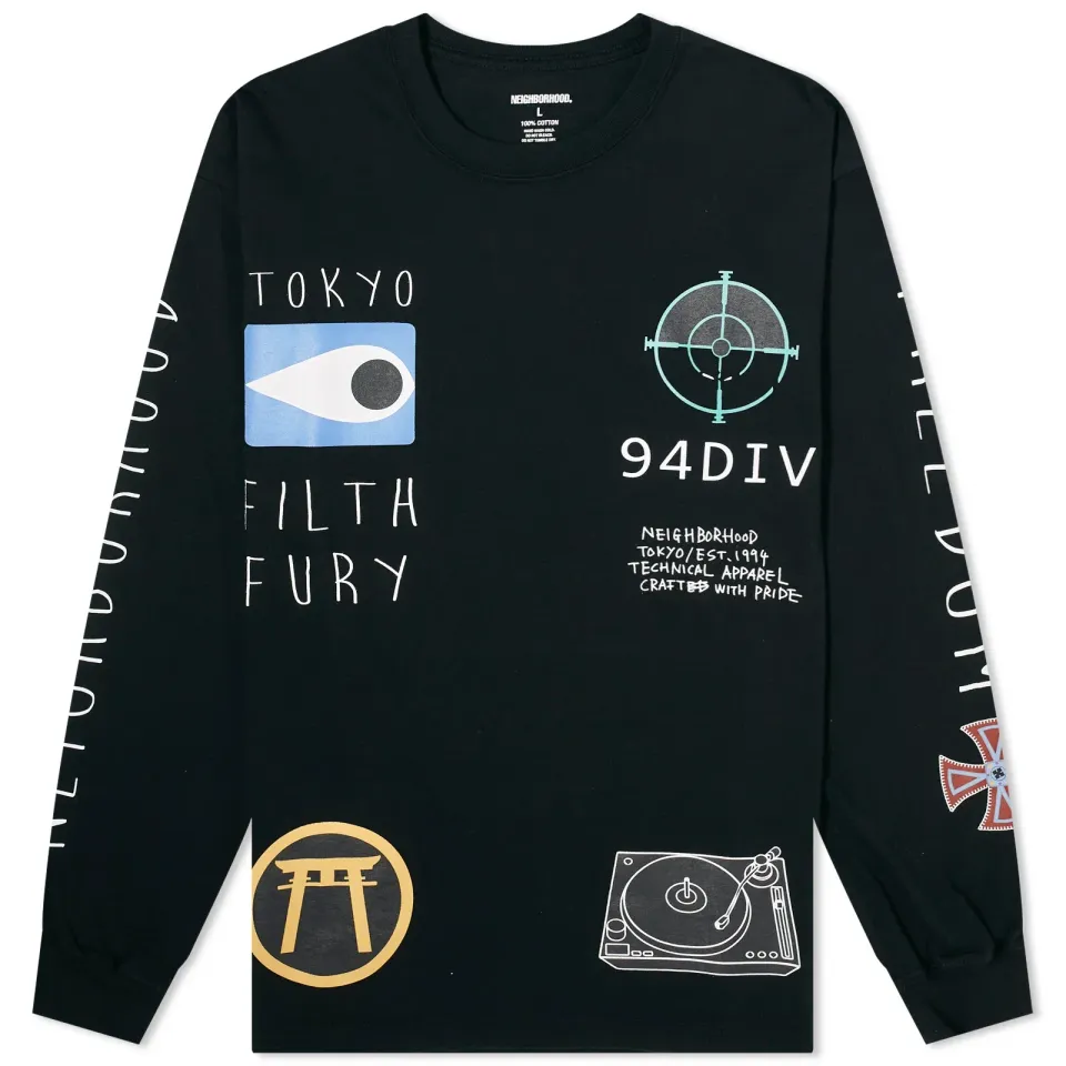 10 Long Sleeve Hand Painted T-Shirt