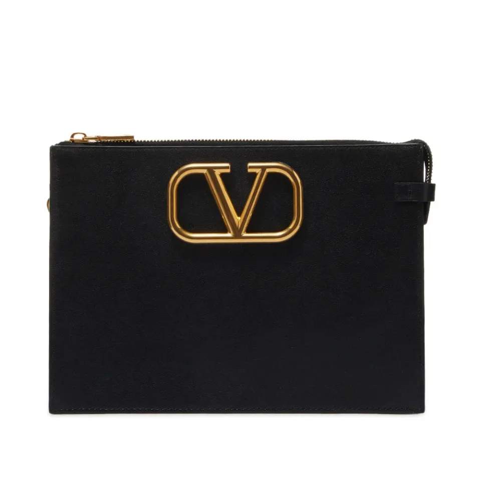 V-Logo Handle Pouch