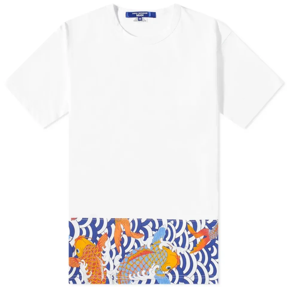 Fish Print Hem Tee
