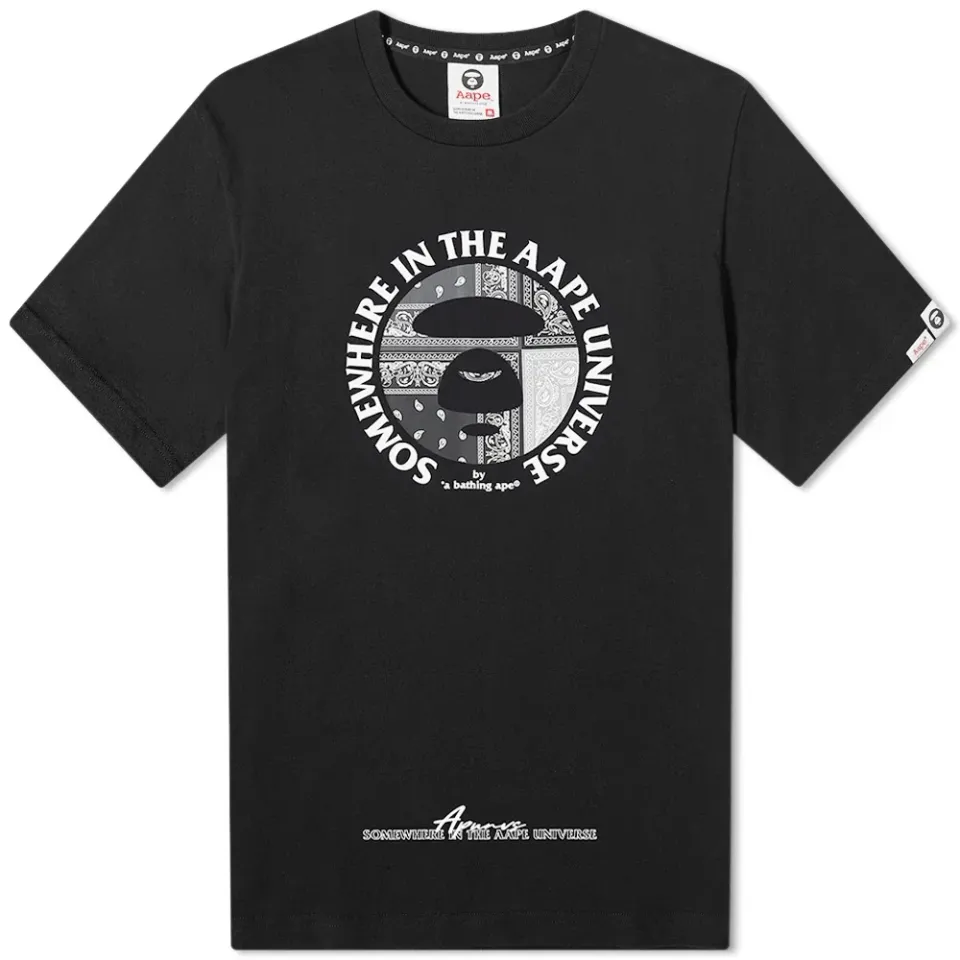 AAPE Bandana Print T-Shirt