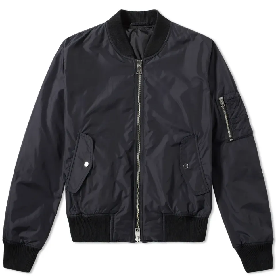 AMI Zipped Bomber Jacket