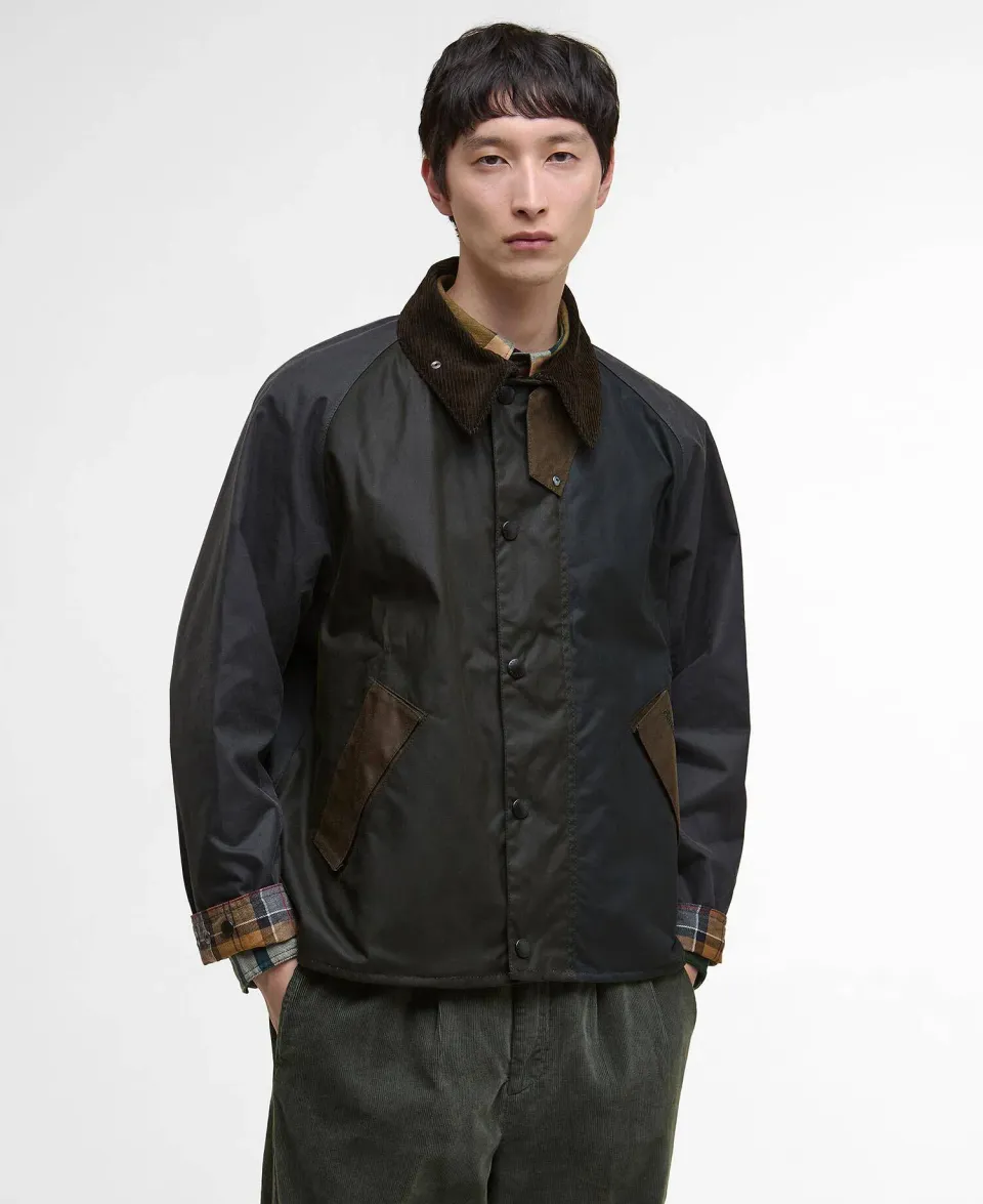 Patchwork Transport Waxed Jacket