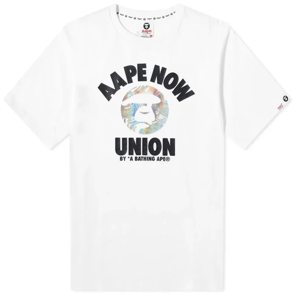 AAPE Foil Camo Union Tee