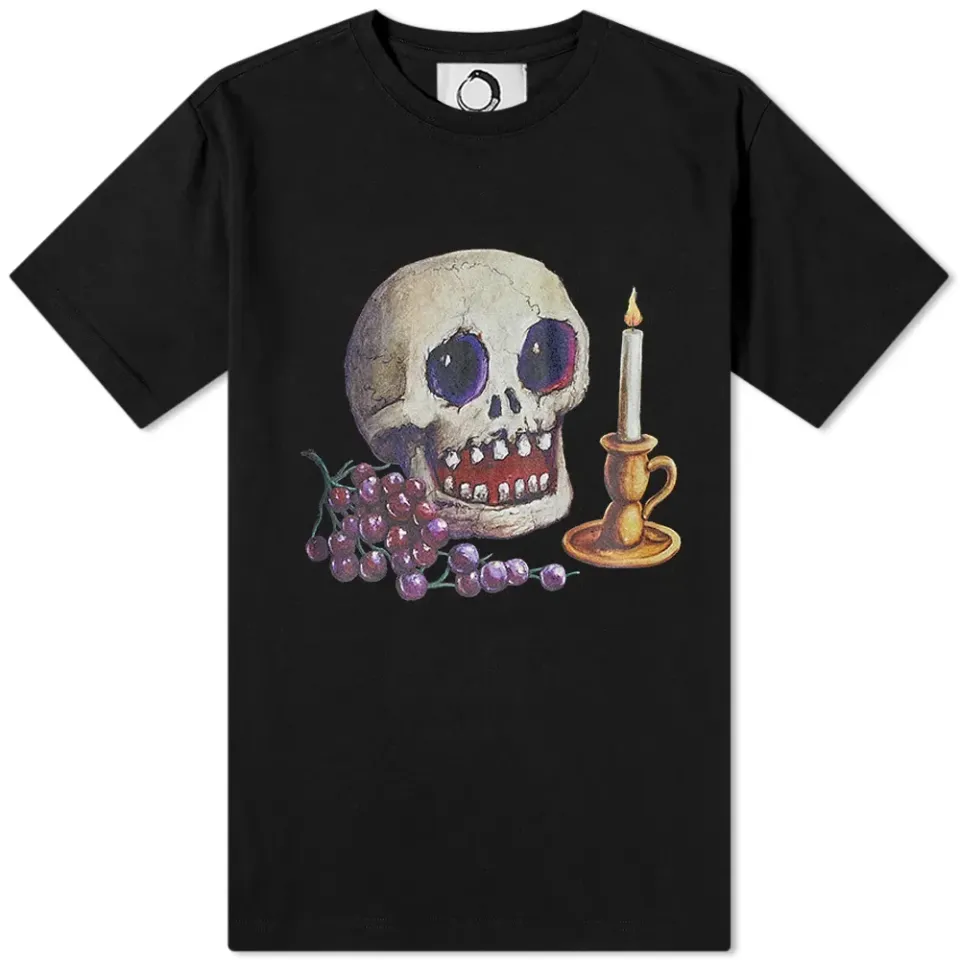 Momento Mori Skull Print T-Shirt