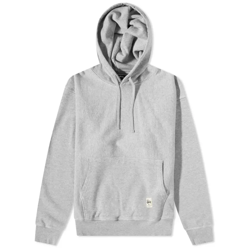 Contrast Stitch Label Hoody