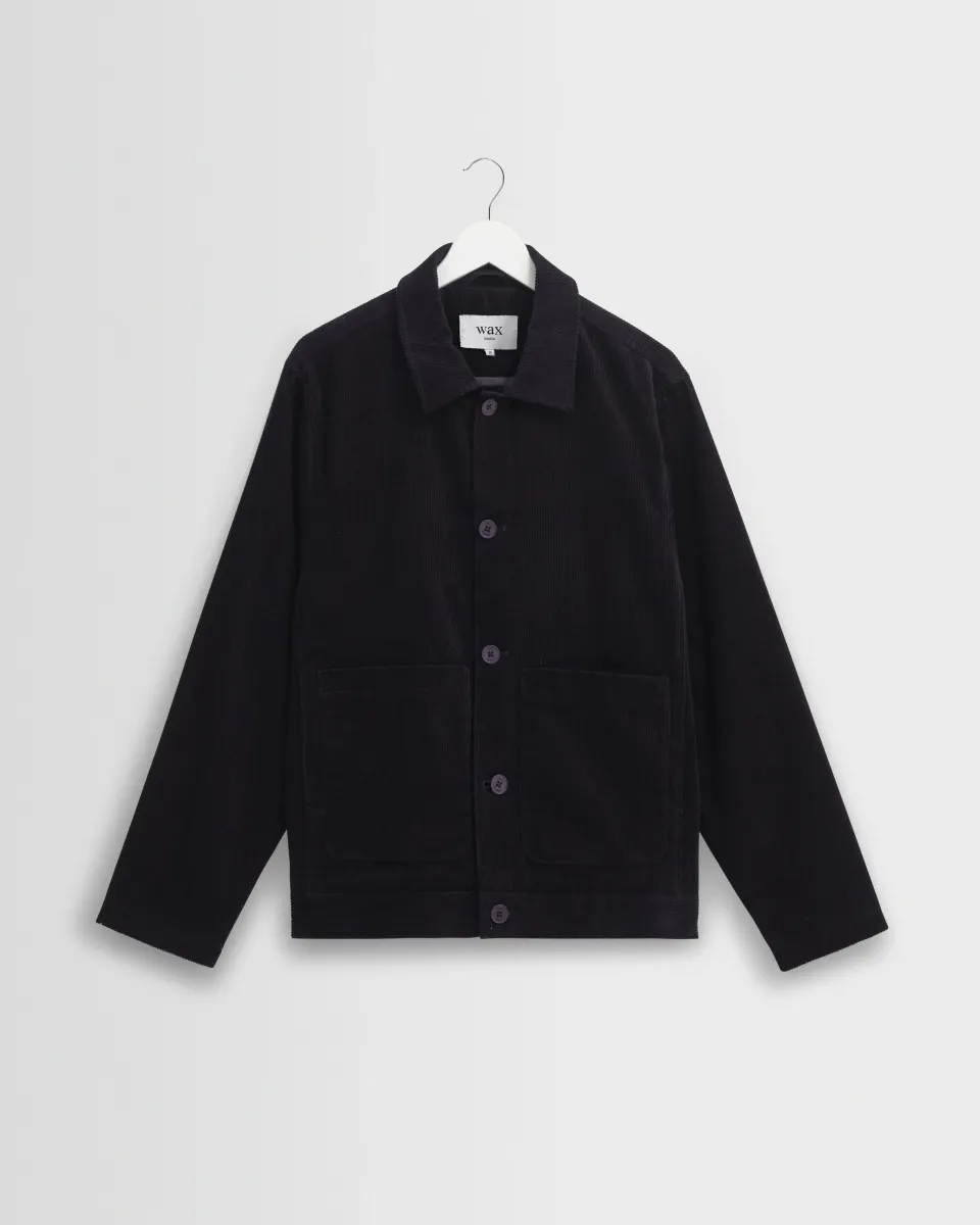 Landmark - Navy Corduroy Chore Jacket