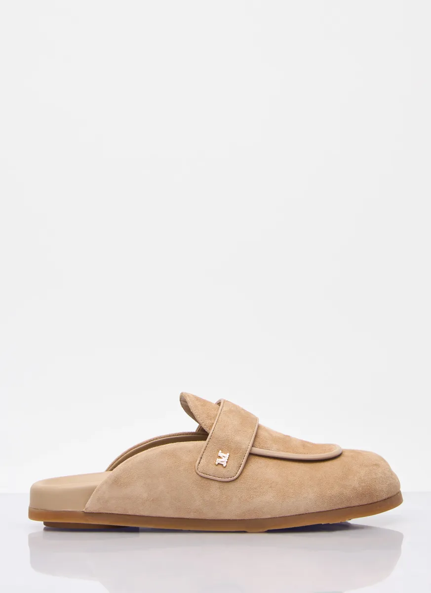Suede Mules