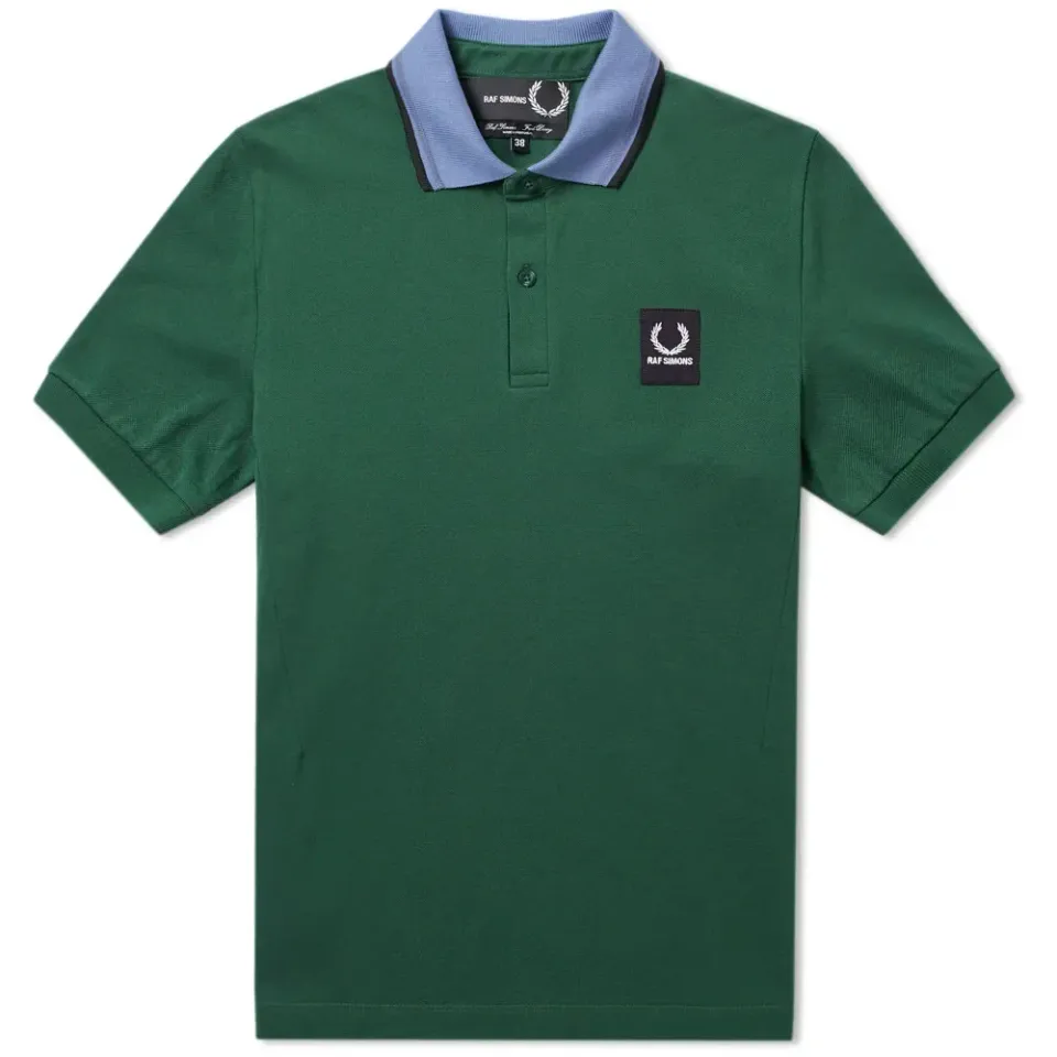 Contrast Collar Pique Polo