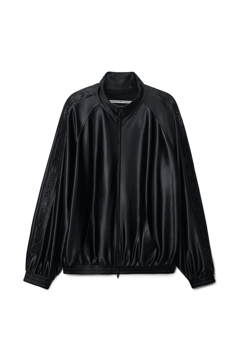 EMBOSS LOGO PANEL TRACK JACKET