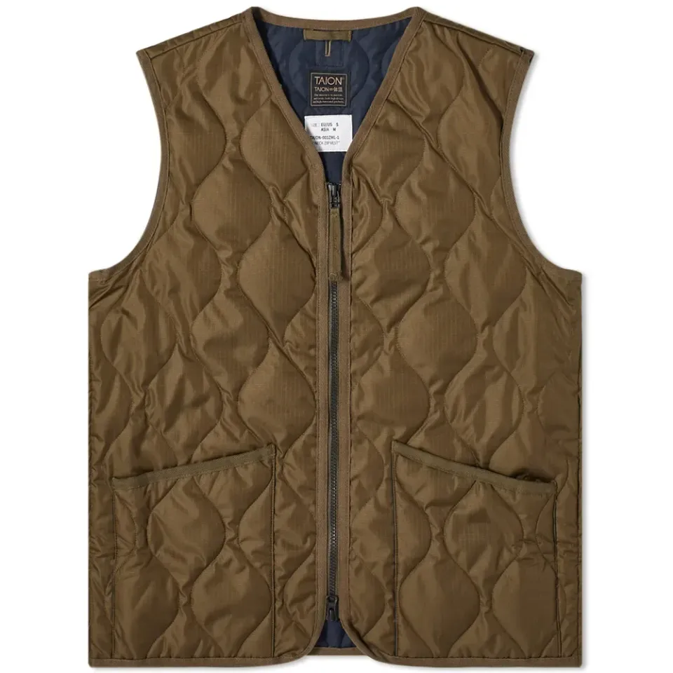 Military Zip Down Vest