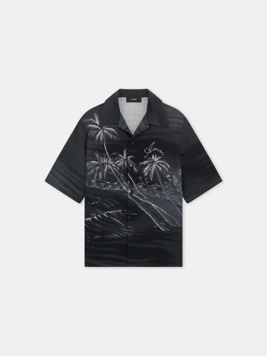 PALMS CAMP SHIRT - Black