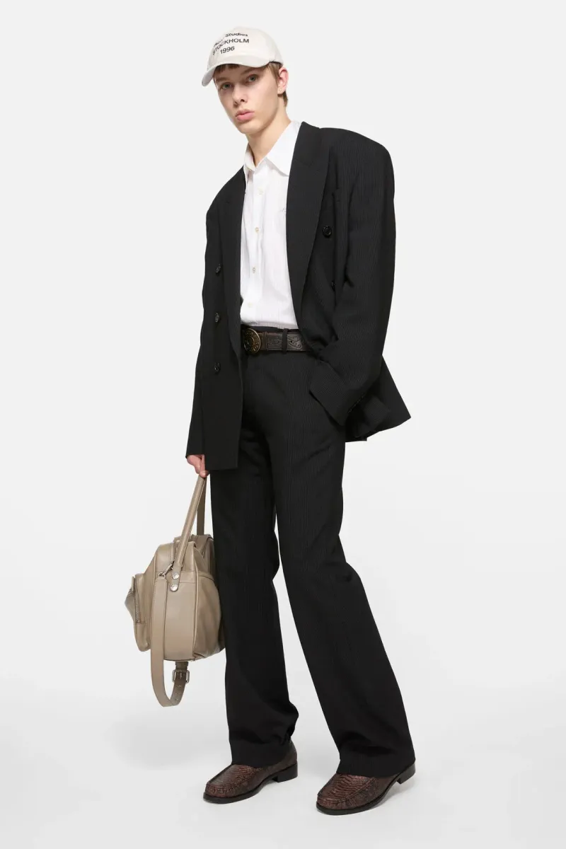 Relaxed fit suit jacket