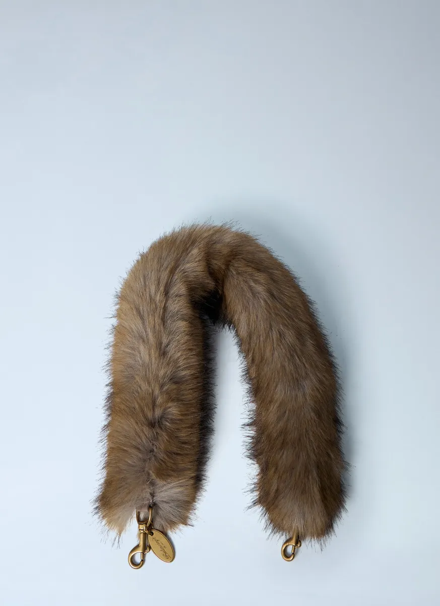 Faux Fur Bag Strap