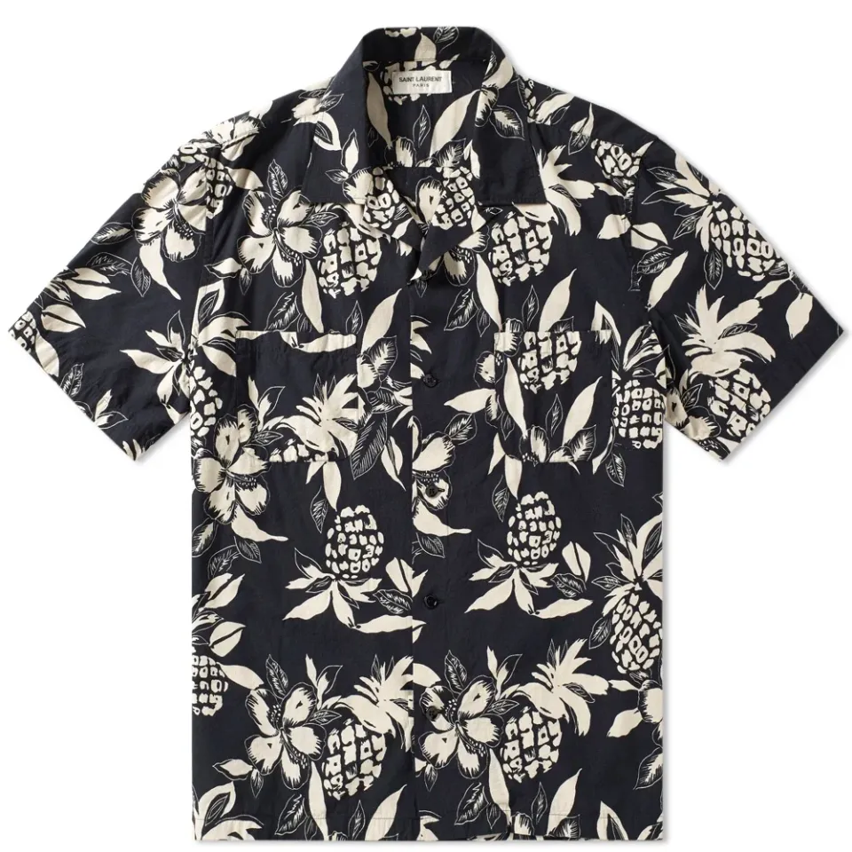 Short Sleeve Hibiscus Surf Shirt