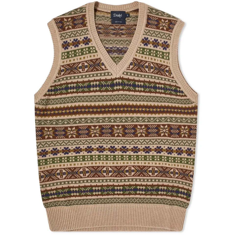 Trad Fair Isle Knit Vest