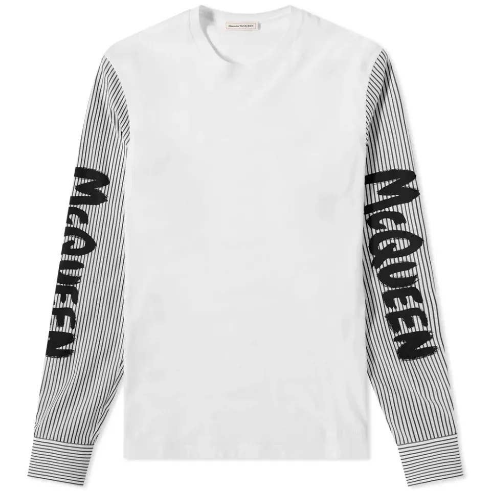 Long Sleeve Graffiti Logo T-Shirt