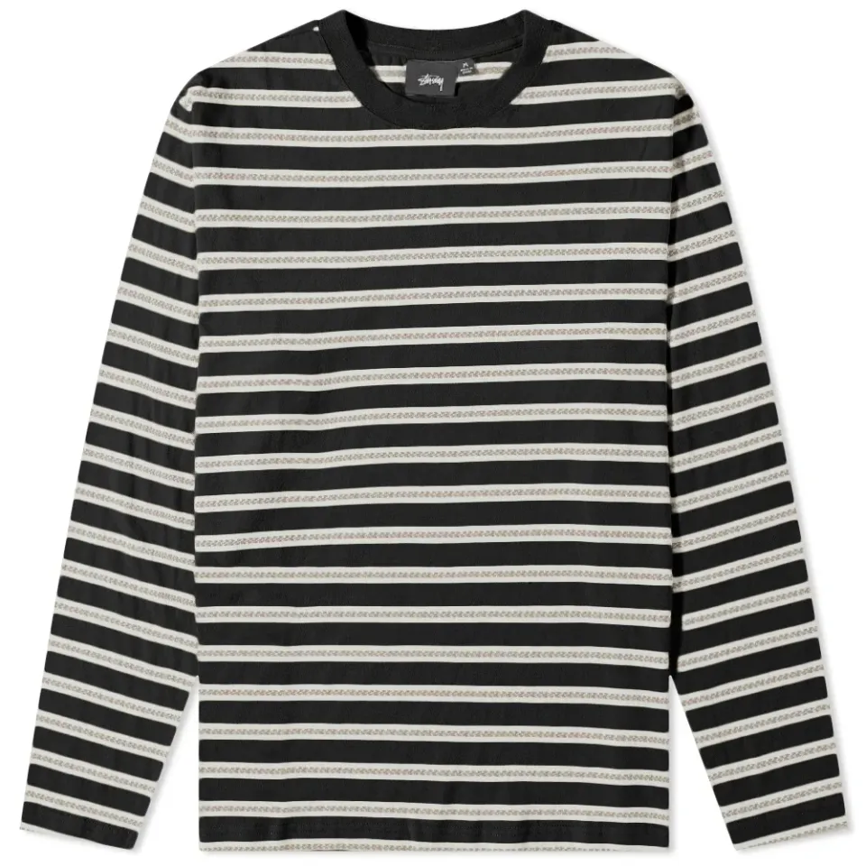 Multi Colour Striped Crew Sweat