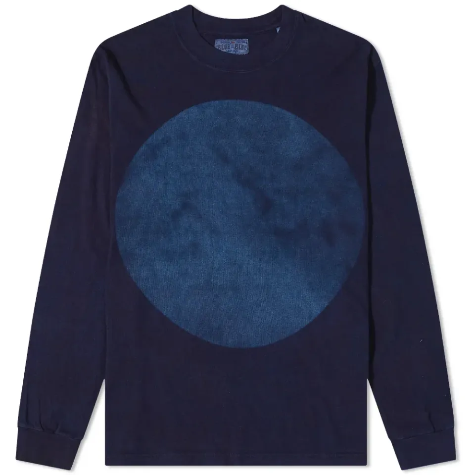 Long Sleeve Big Circle Slub T-Shirt