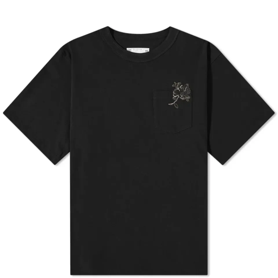 Flower Embroidery T-Shirt