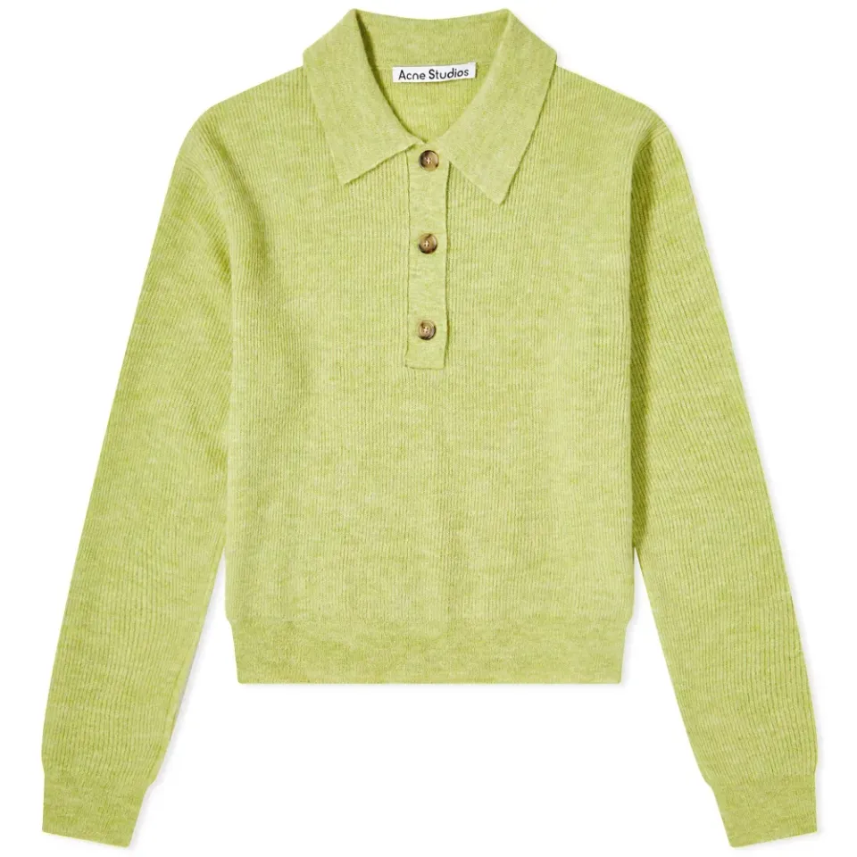 Kessa Summer Alpaca Knit Polo Jumper