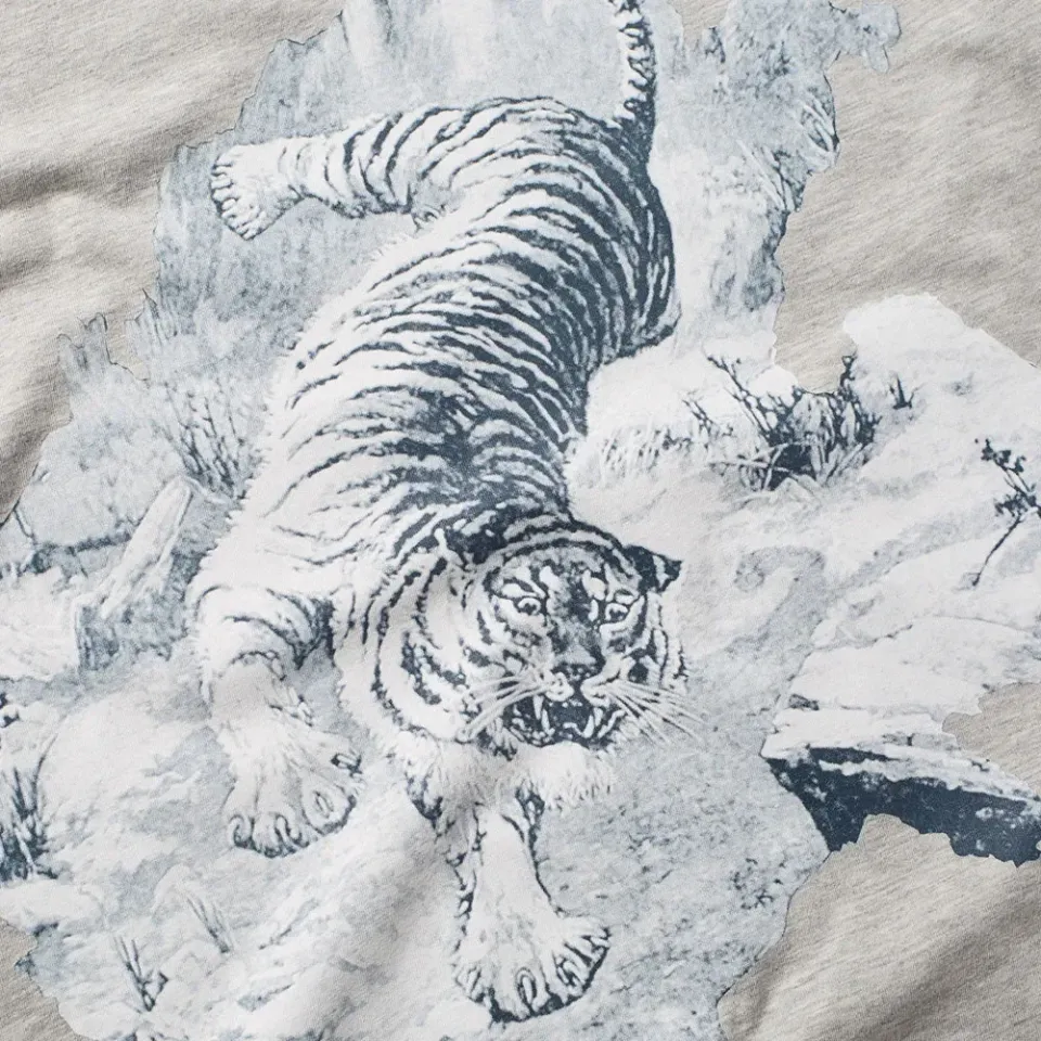 10 Tiger Print Tee