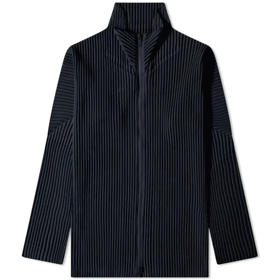 Pleated Zip Jacket