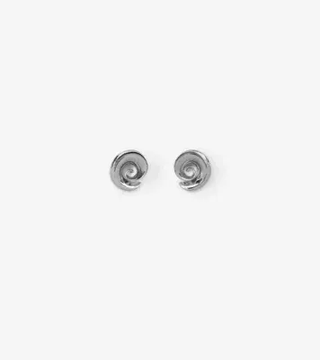 Tulip Earrings in Silver