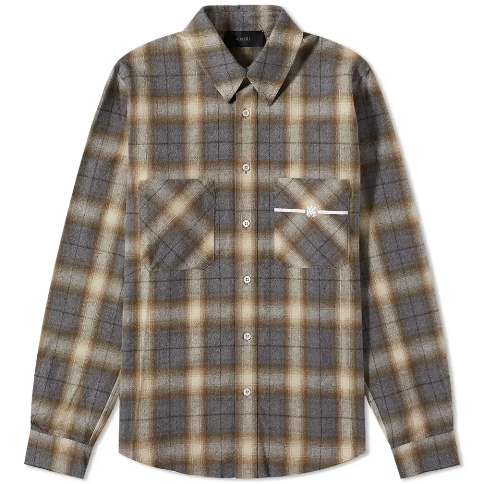 Logo Pocket Flannel Shirt