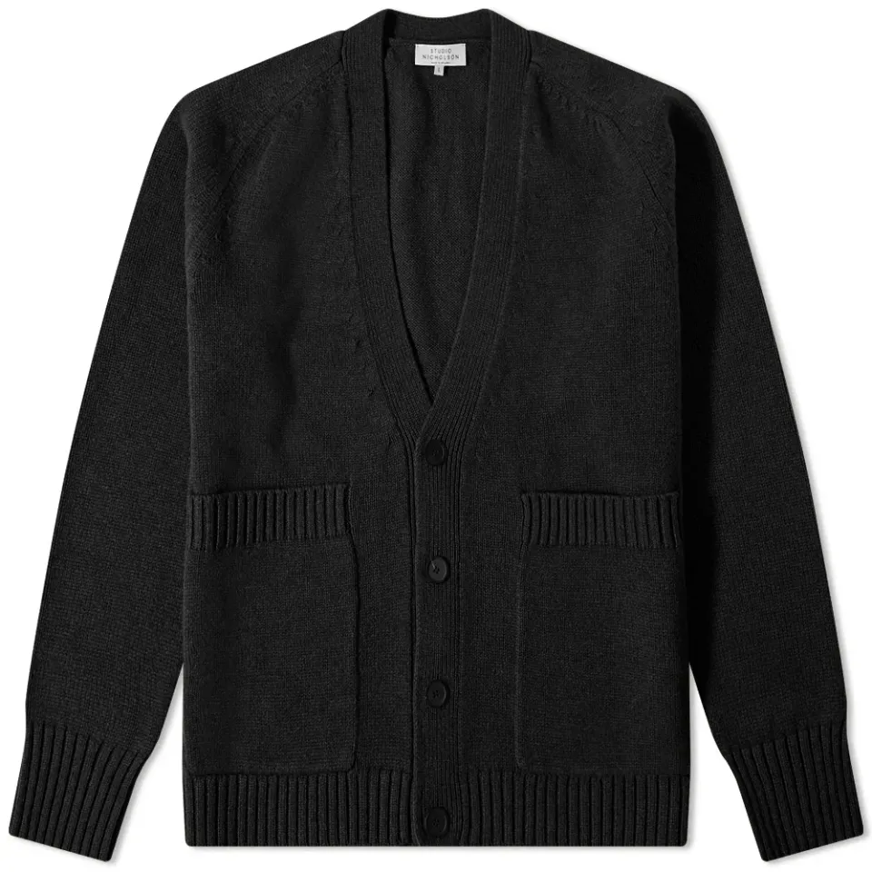 Sen Lambswool Knit Cardigan