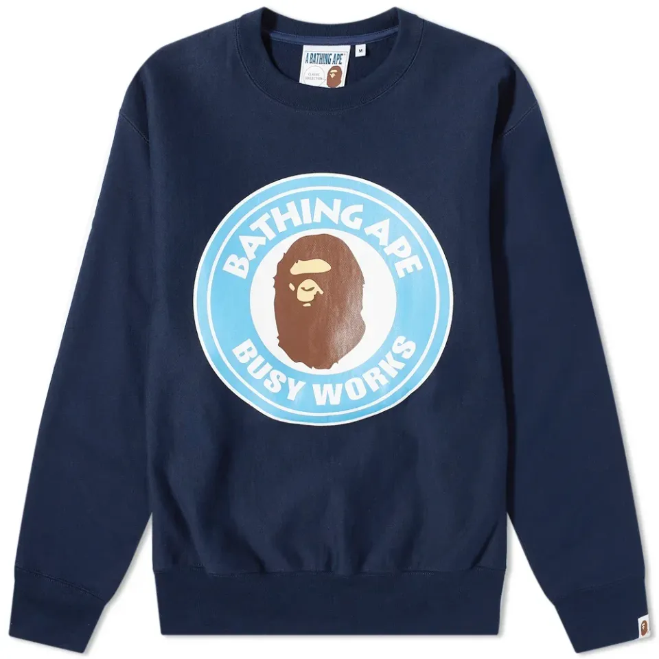 Classic Busy Works Relaxed Fit Crew Sweat