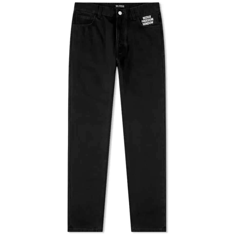 Slim Fit Picture Patch Jean