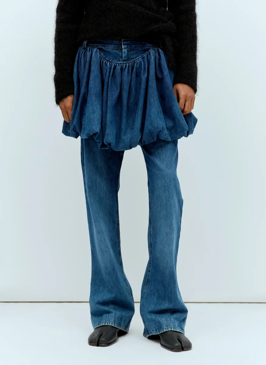 Puff Skirt Jeans
