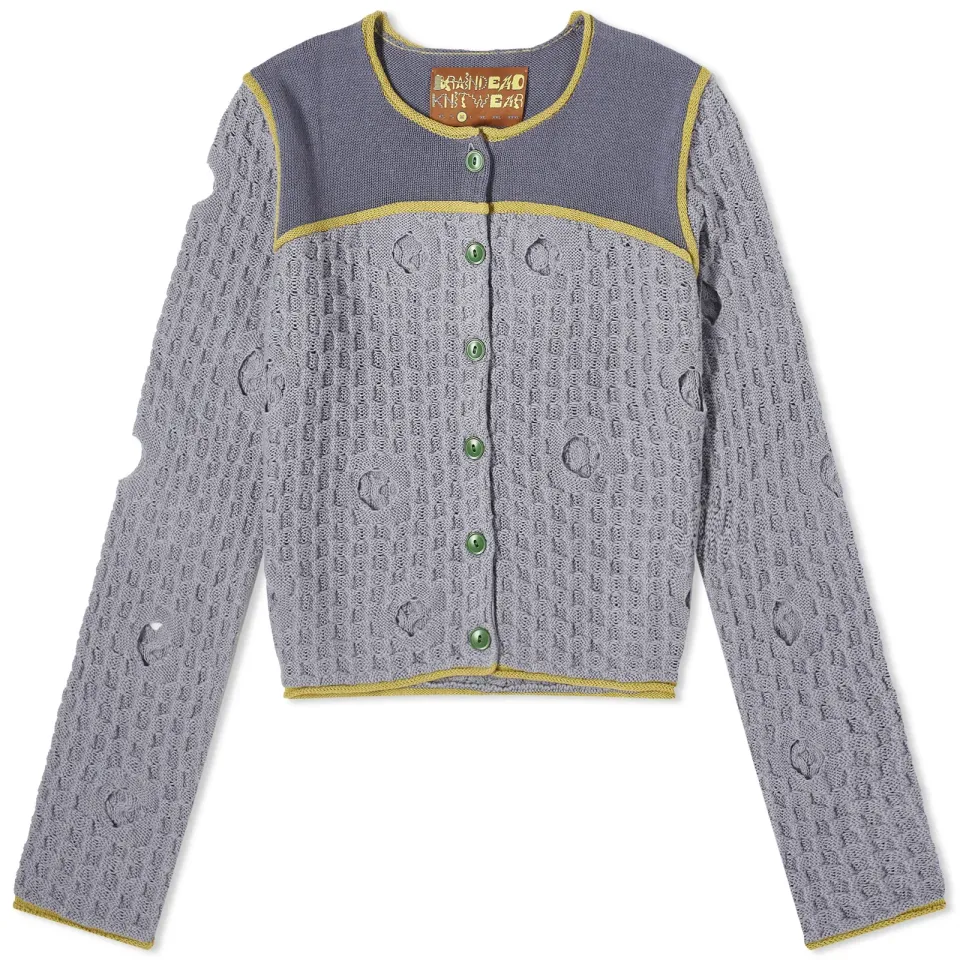 Reverse Seam Wholly Cardigan