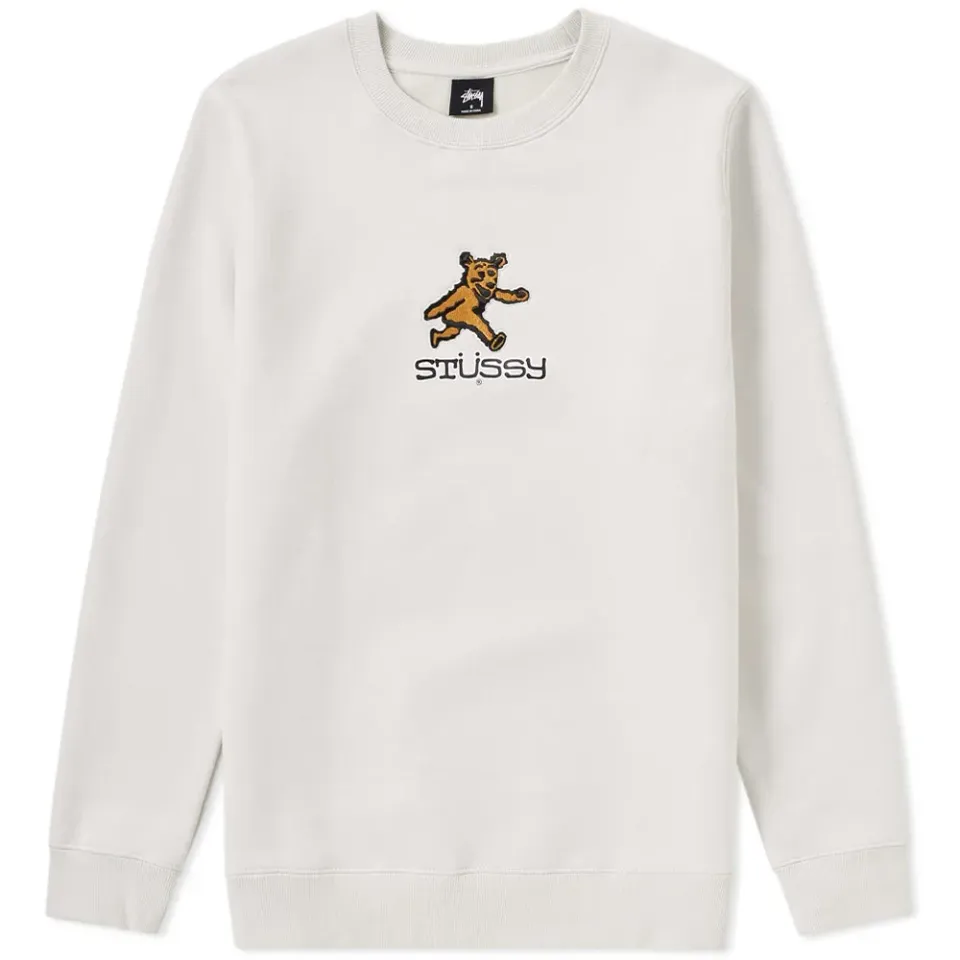 Bear Applique Crew Sweat