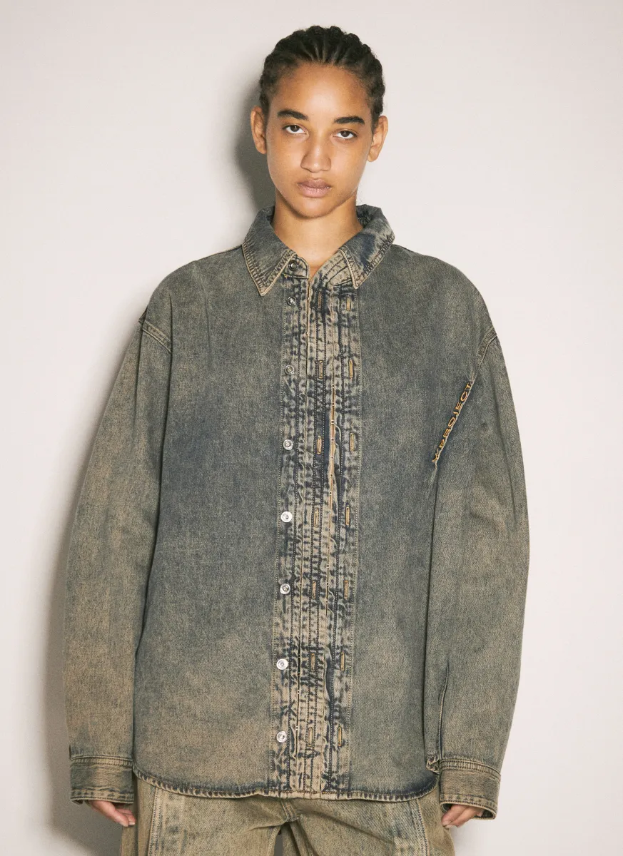 Hook And Eye Denim Shirt