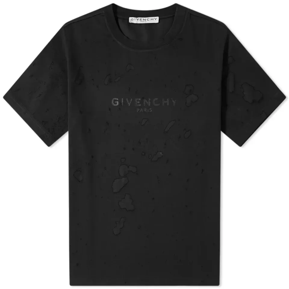 Tonal Logo Destroyed Tee