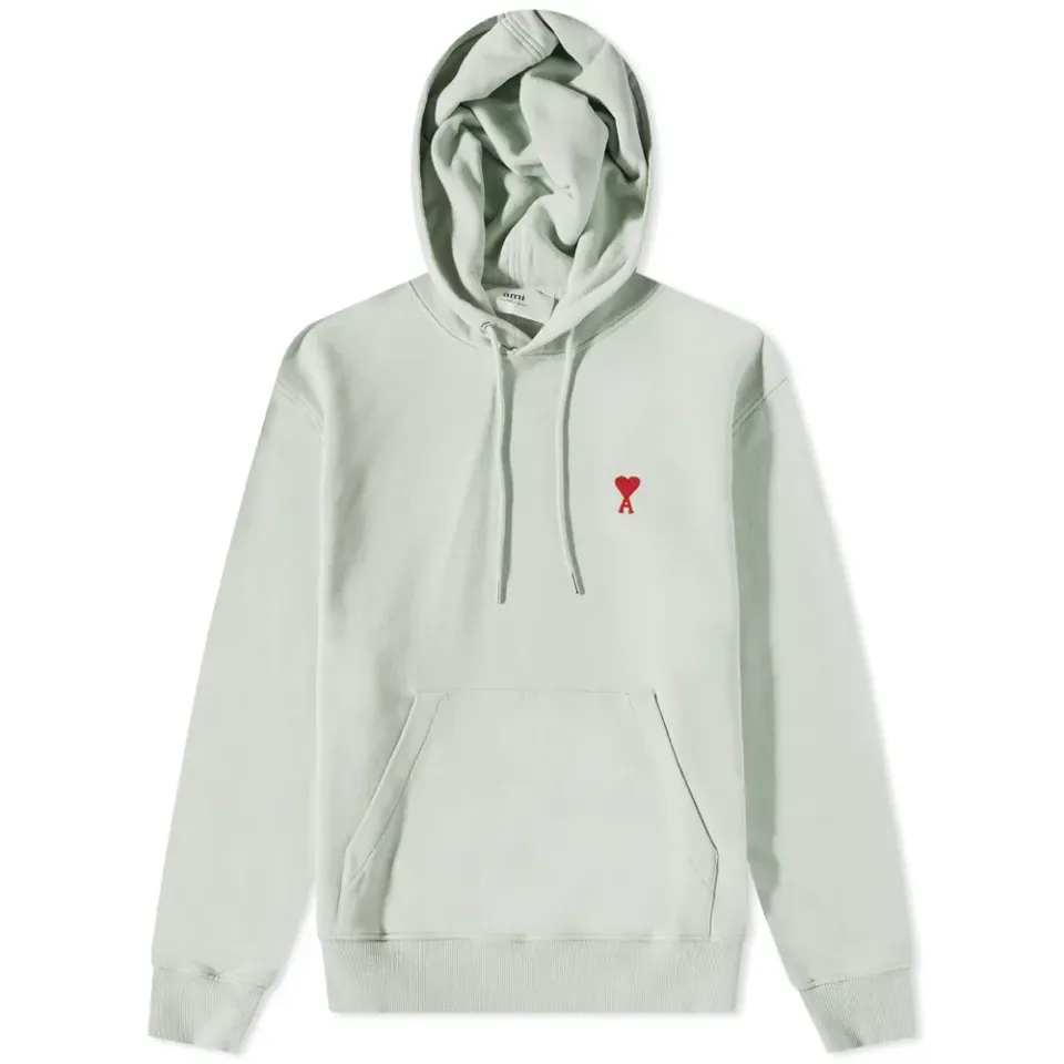 AMI Small A Heart Popover Hoodie