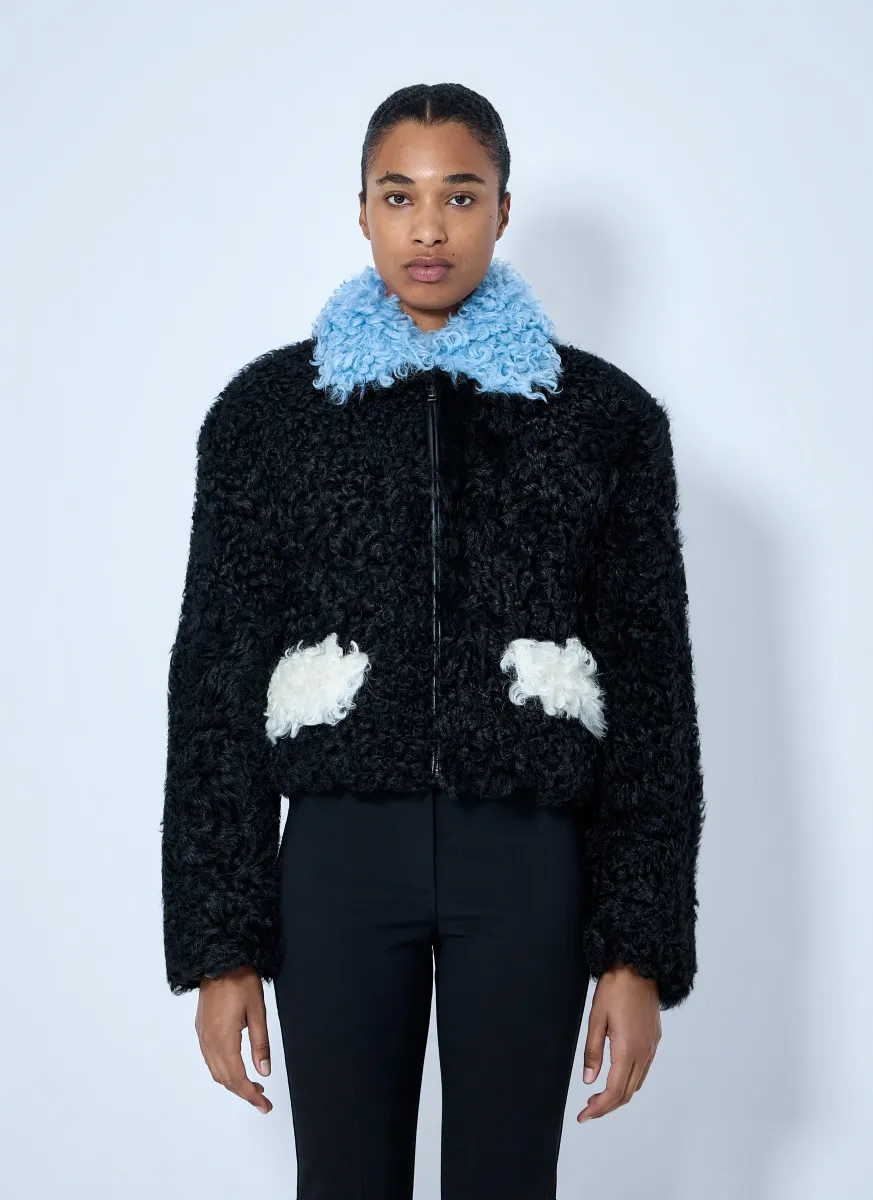 Curly Shearling Jacket
