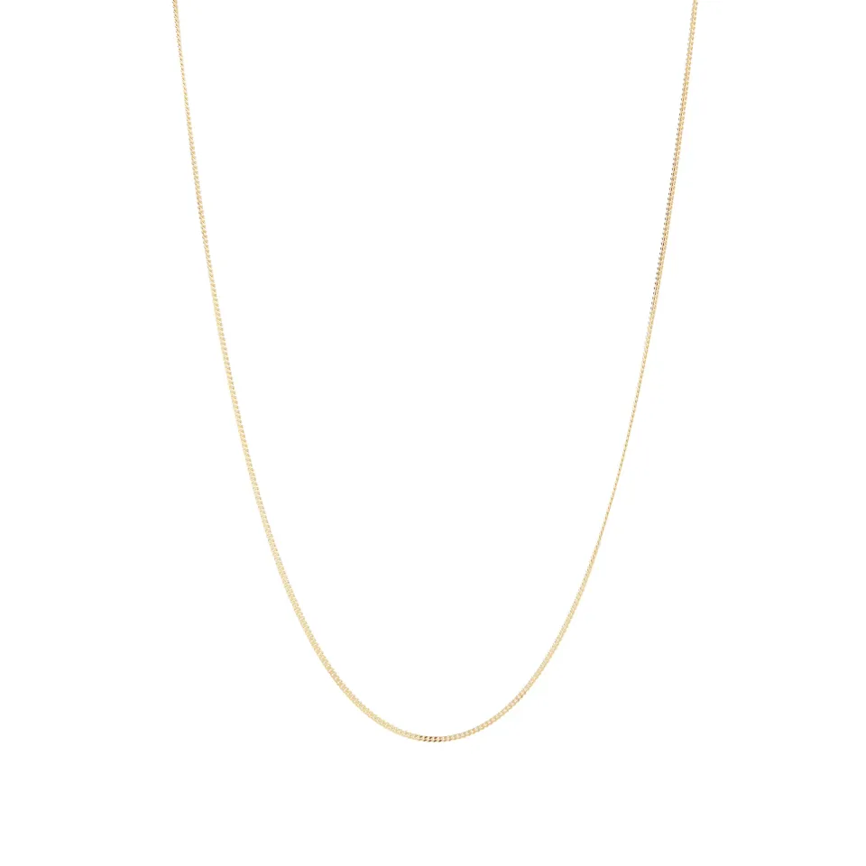 2mm Gold Vermeil Chain Necklace