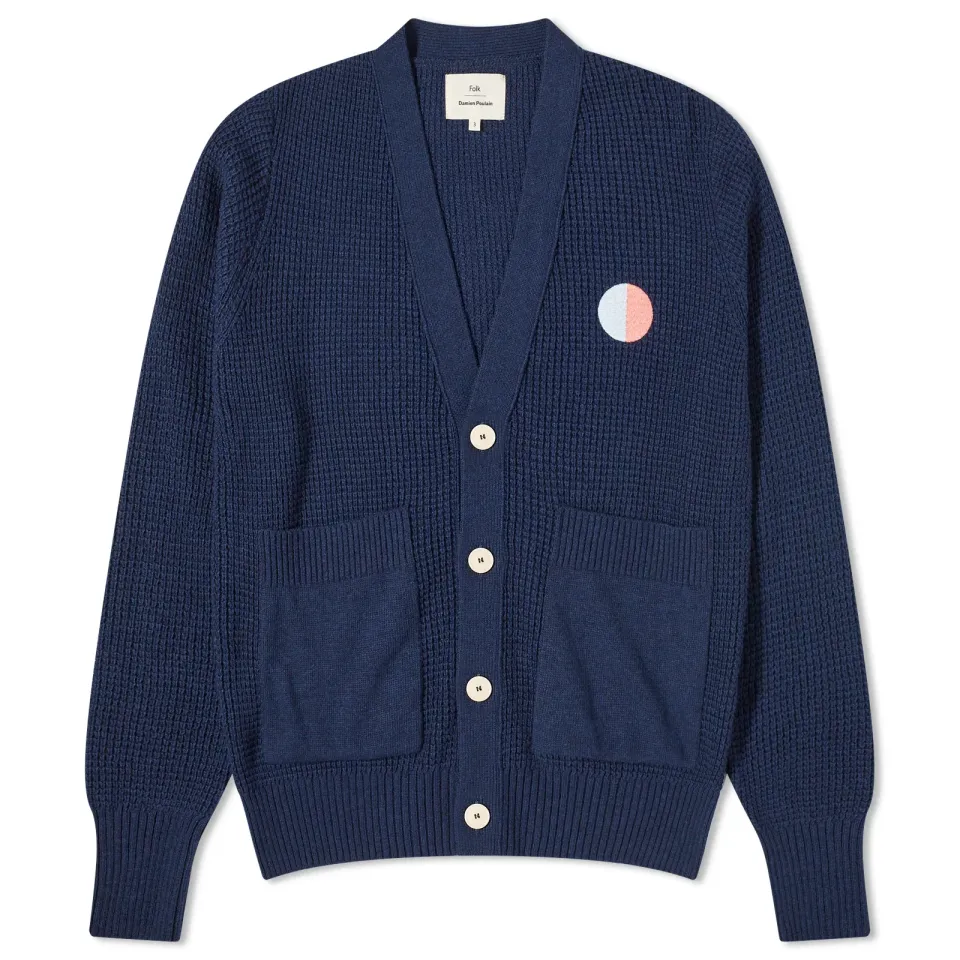 Damien Poulain Waffle Cardigan