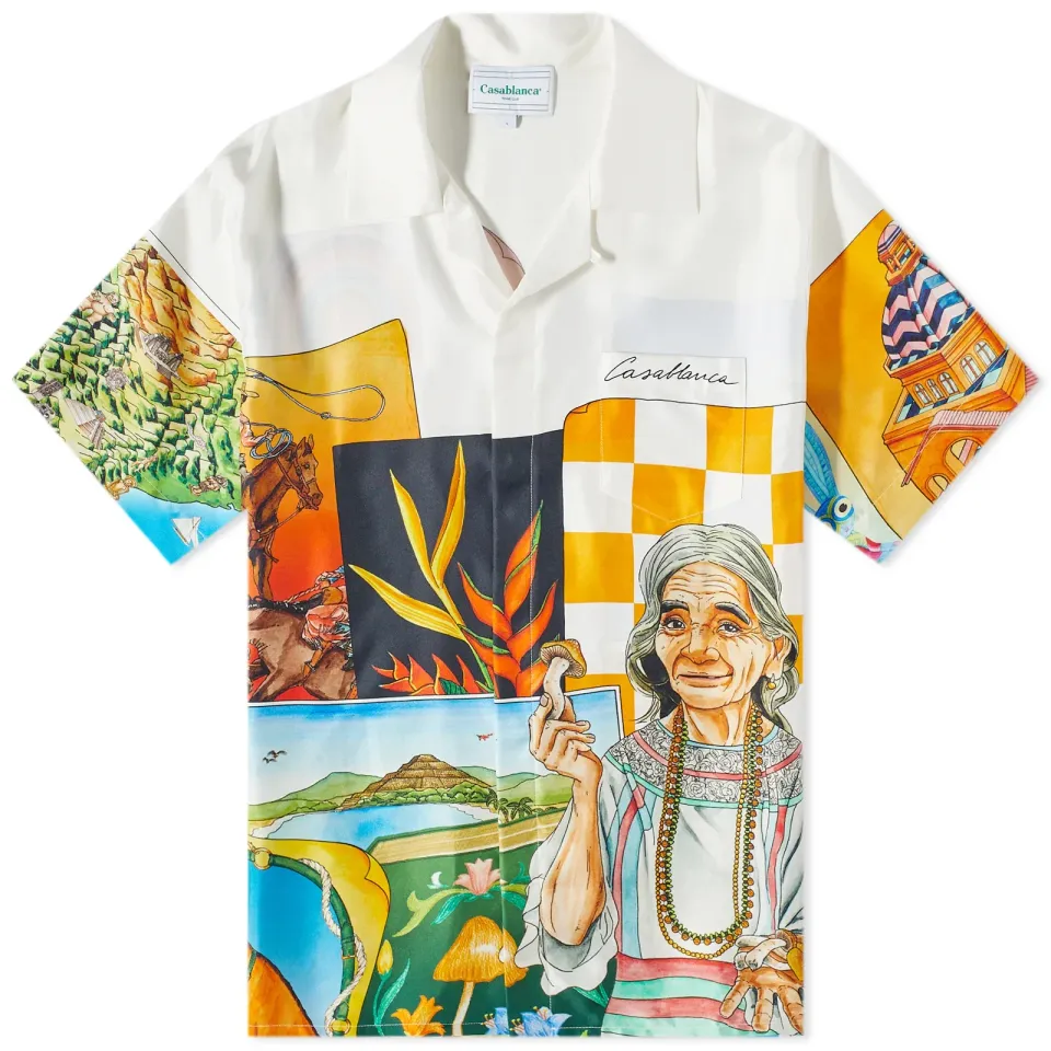 Maria Short Sleeve Silk Shirt
