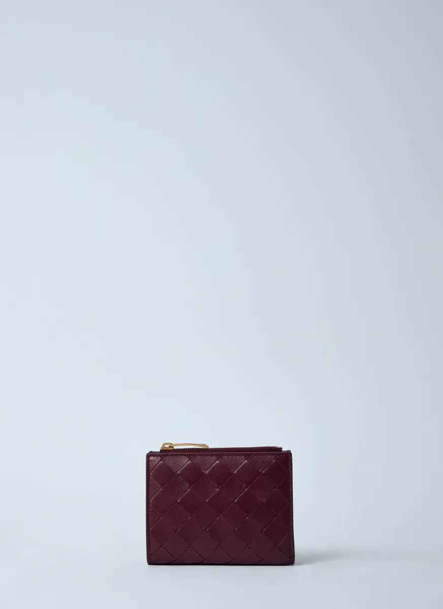 Small Intrecciato Bi-Fold Wallet